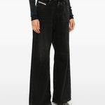 Jeans D-Sire a gamba ampia 1996 in nero Diesel - donna 