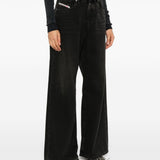 Jeans D-Sire a gamba ampia 1996 in nero Diesel - donna 