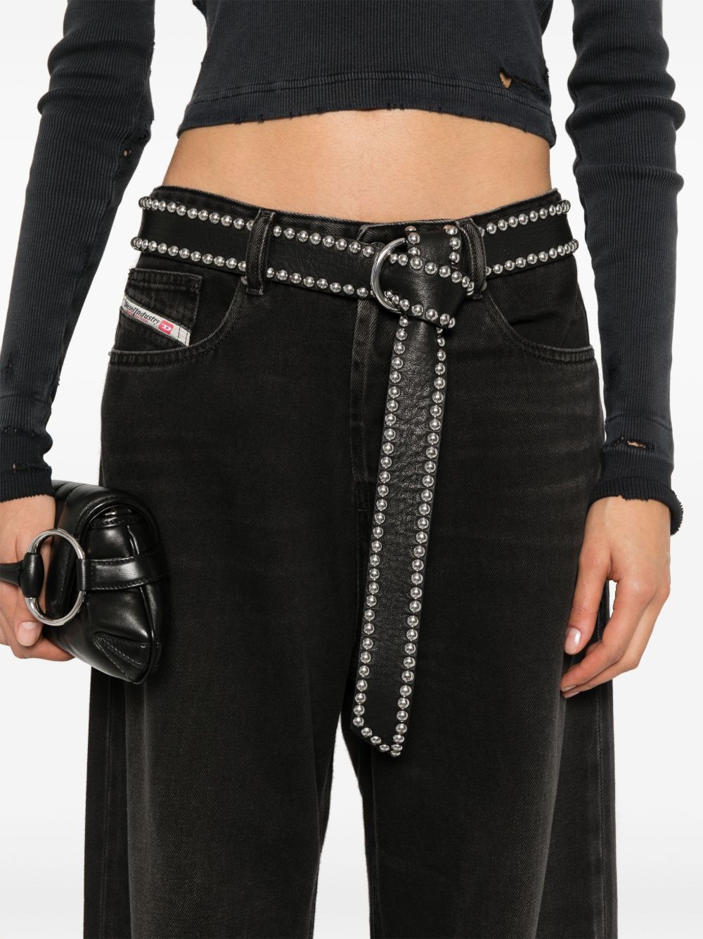 Jeans D-Sire a gamba ampia 1996 in nero Diesel - donna 