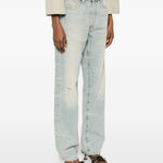 Jeans cinque tasche effetto strappato in blu Diesel - donna 
