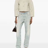 Jeans cinque tasche effetto strappato in blu Diesel - donna 