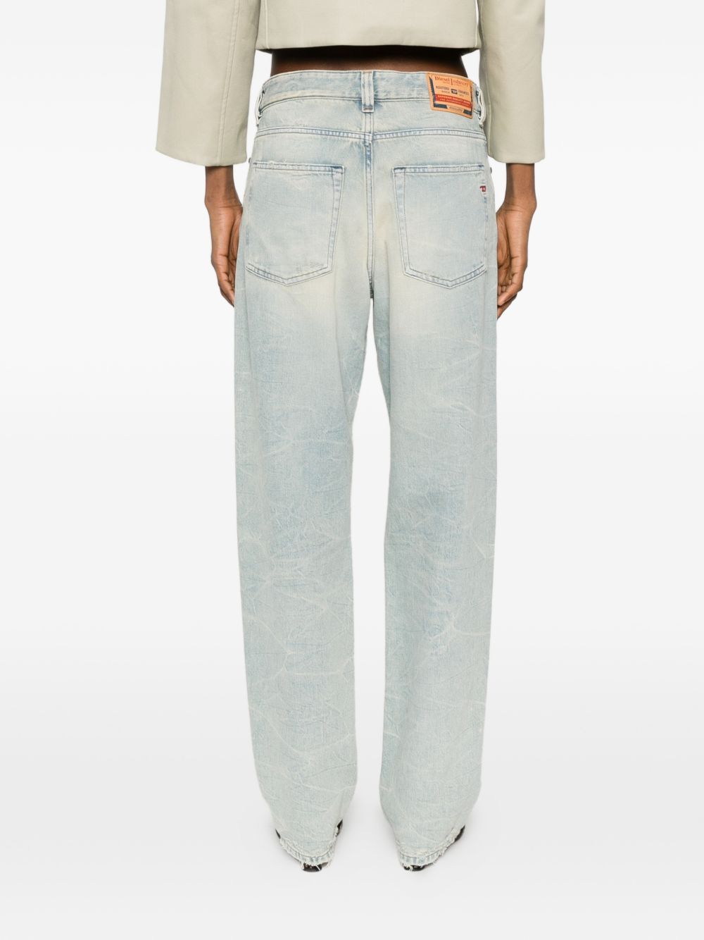 Jeans cinque tasche effetto strappato in blu Diesel - donna 