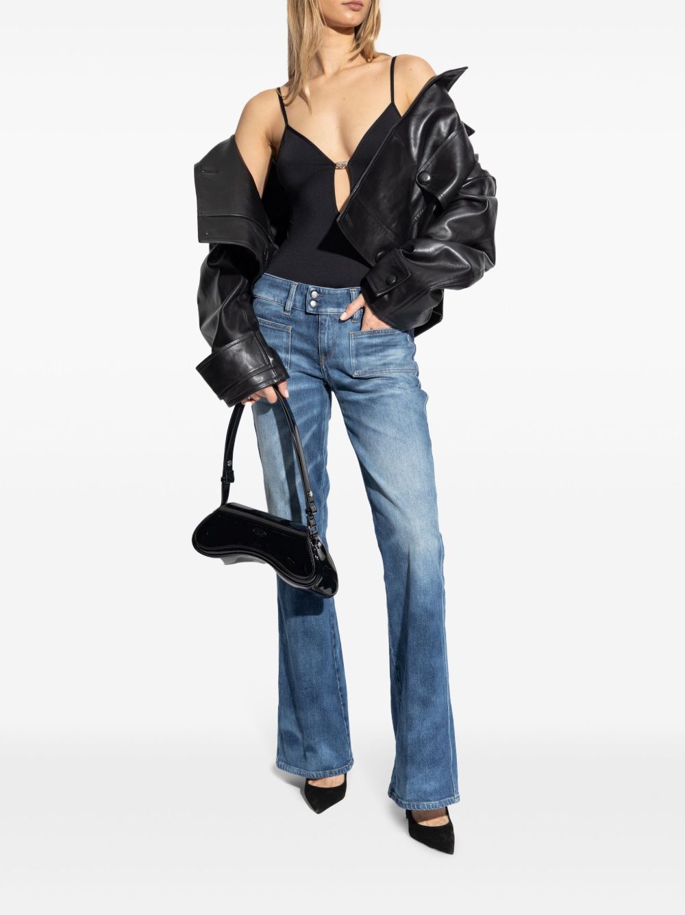 Body Ufby-Oval-D in nero Diesel - donna 