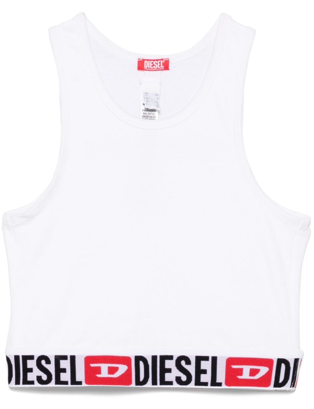 Top sportivo sandra d-core in bianco Diesel - donna 
