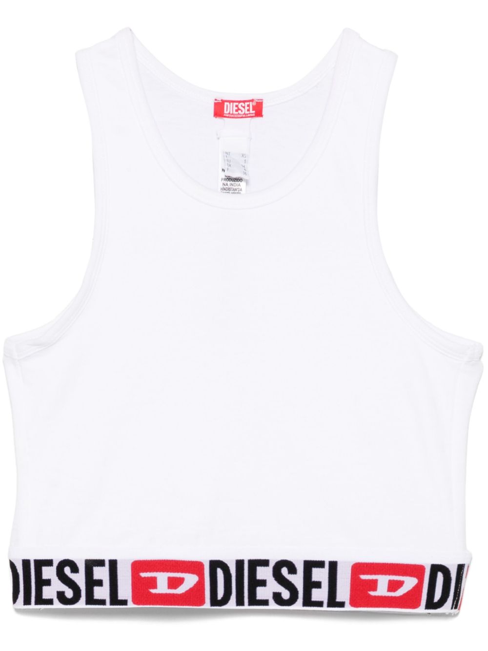 Top sportivo sandra d-core in bianco Diesel - donna 