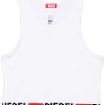Top sportivo sandra d-core in bianco Diesel - donna 
