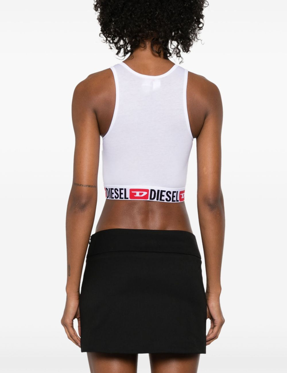 Top sportivo sandra d-core in bianco Diesel - donna 