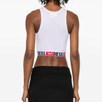 Top sportivo sandra d-core in bianco Diesel - donna 