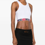 Top sportivo sandra d-core in bianco Diesel - donna 