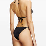 Slip bikini con lacci laterali brigittes-dnm in nero Diesel - donna 