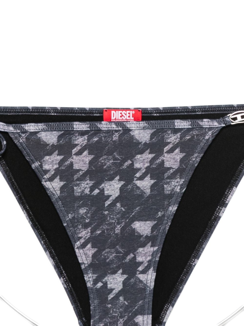 Slip bikini con lacci laterali brigittes-dnm in nero Diesel - donna 