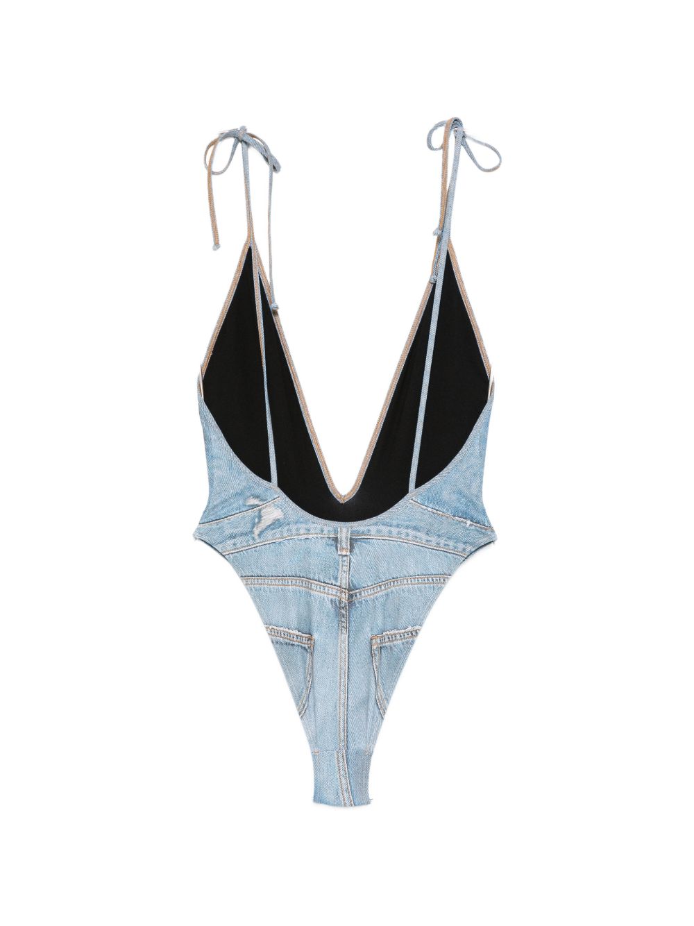 Costume con scollo profondo kinsley-dnm n celeste Diesel - donna 