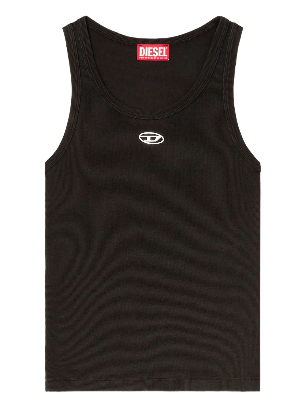 Canotta T-Anki con logo in nero Diesel - donna 