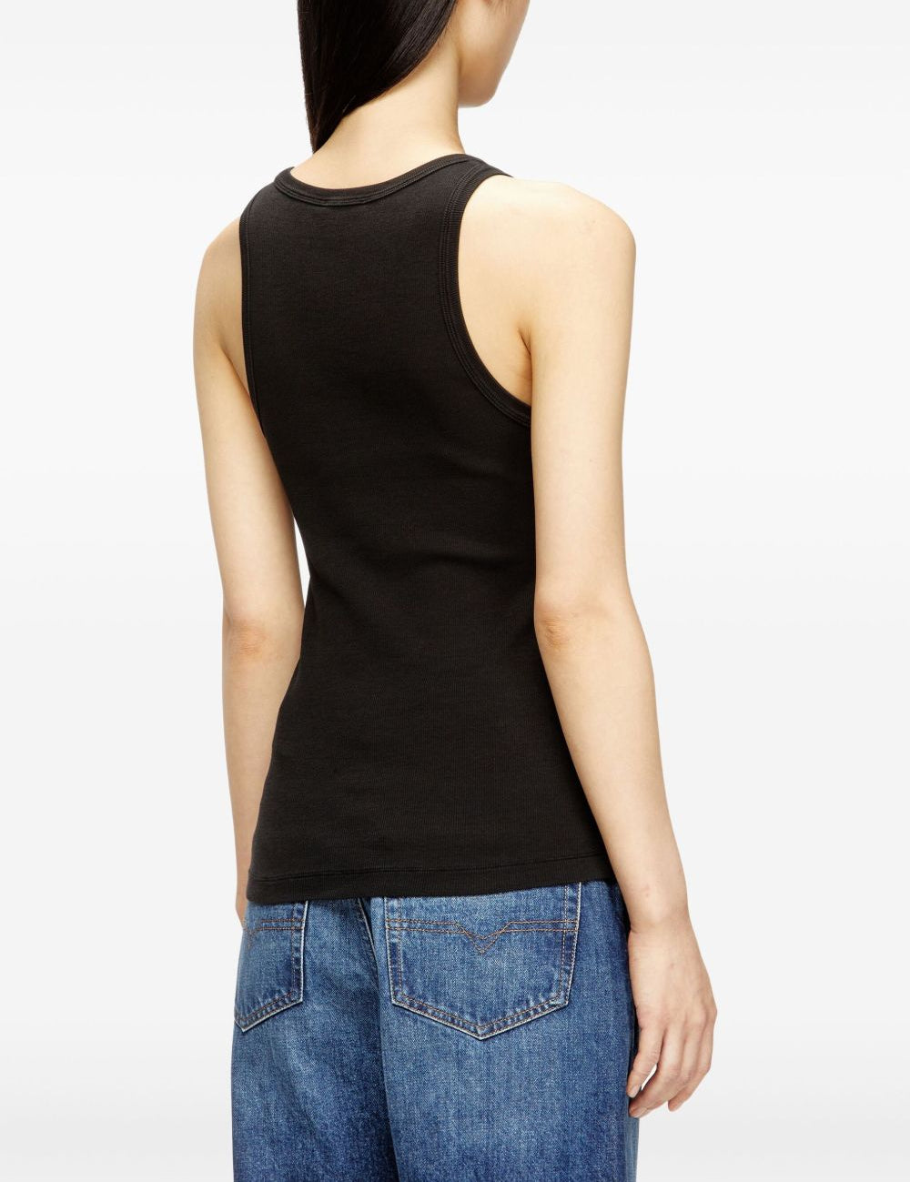 Canotta T-Anki con logo in nero Diesel - donna 