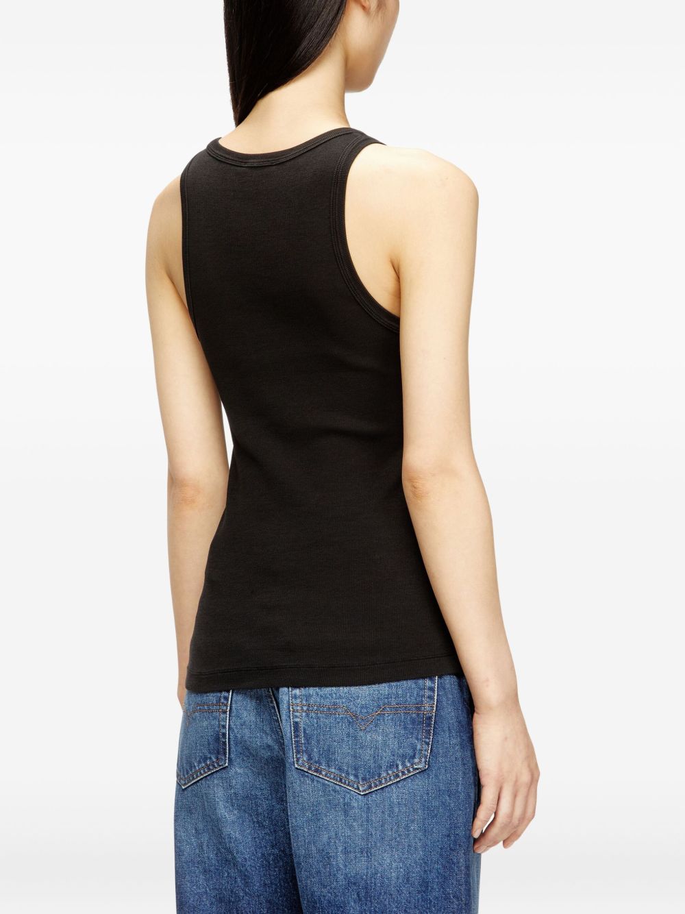 Canotta T-Anki con logo in nero Diesel - donna 