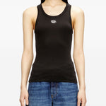 Canotta T-Anki con logo in nero Diesel - donna 