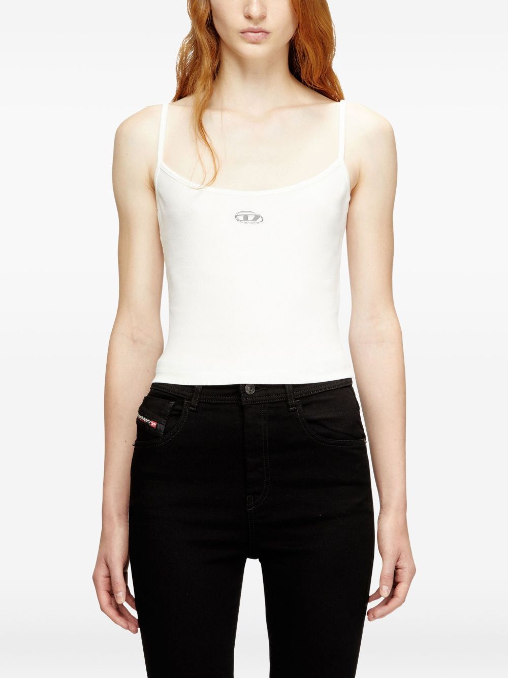Top T-Hupy-Od in bianco Diesel - donna 