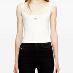Top T-Hupy-Od in bianco Diesel - donna 