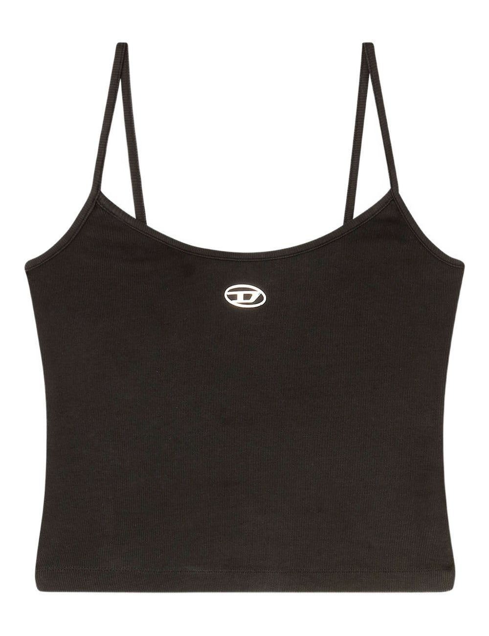 Top T-Hupy-Od in nero Diesel - donna 
