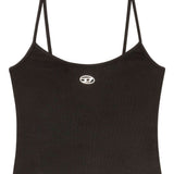 Top T-Hupy-Od in nero Diesel - donna 