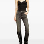 Top T-Hupy-Od in nero Diesel - donna 