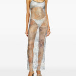 Copricostume in rete in blu Diesel - donna 