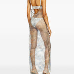 Copricostume in rete in blu Diesel - donna 