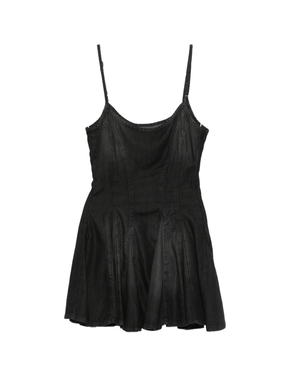 Abito corto con inserti in nero Diesel - donna 