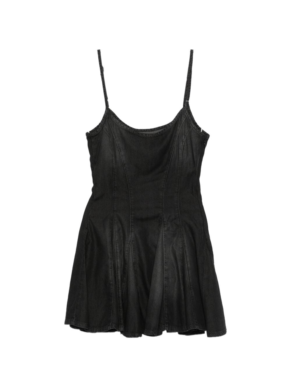 Abito corto con inserti in nero Diesel - donna 
