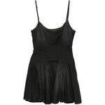 Abito corto con inserti in nero Diesel - donna 