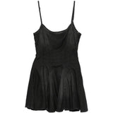 Abito corto con inserti in nero Diesel - donna 