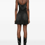 Abito corto con inserti in nero Diesel - donna 
