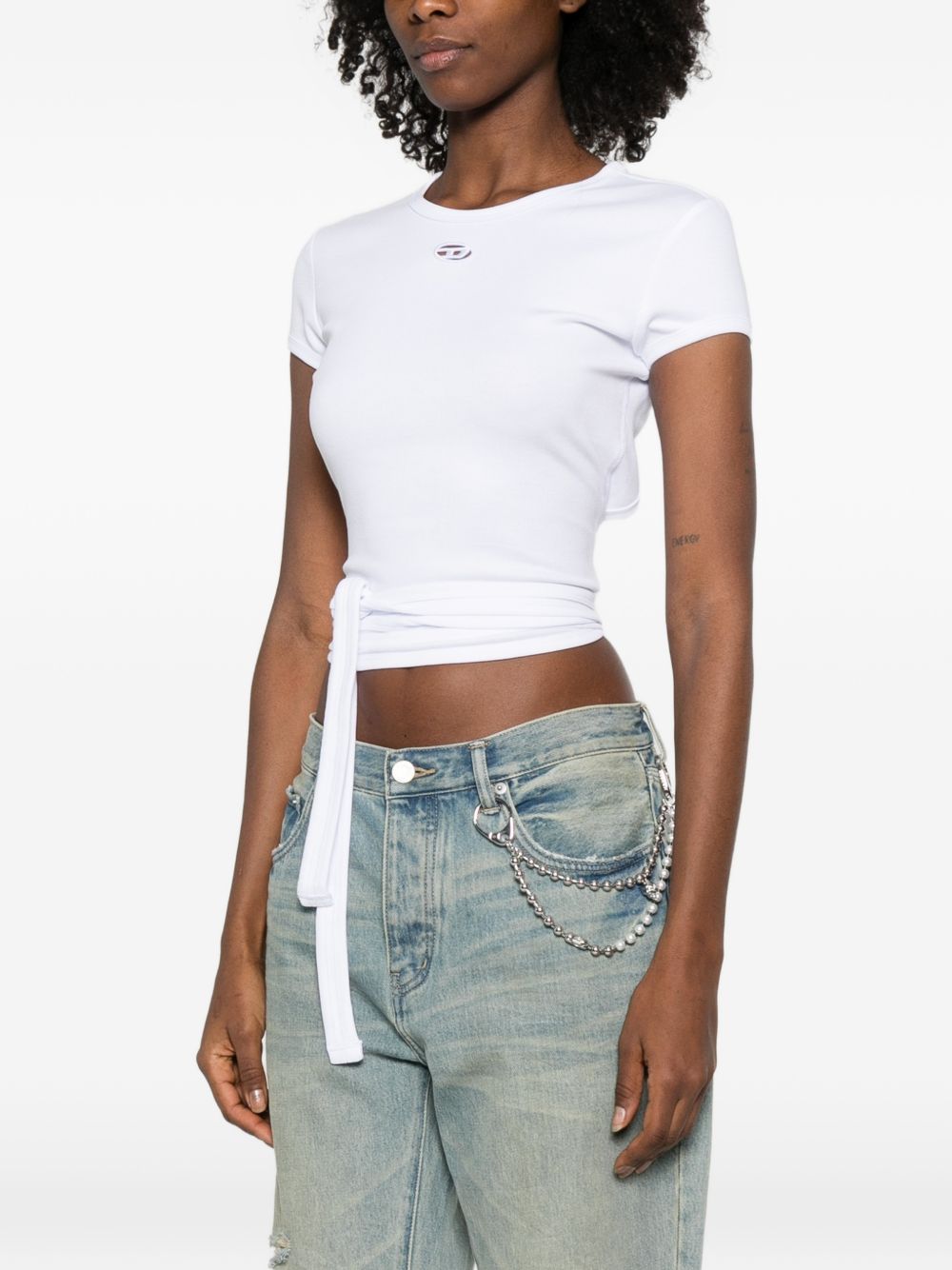T-shirt T-Bunny-Tail in bianco Diesel - donna 