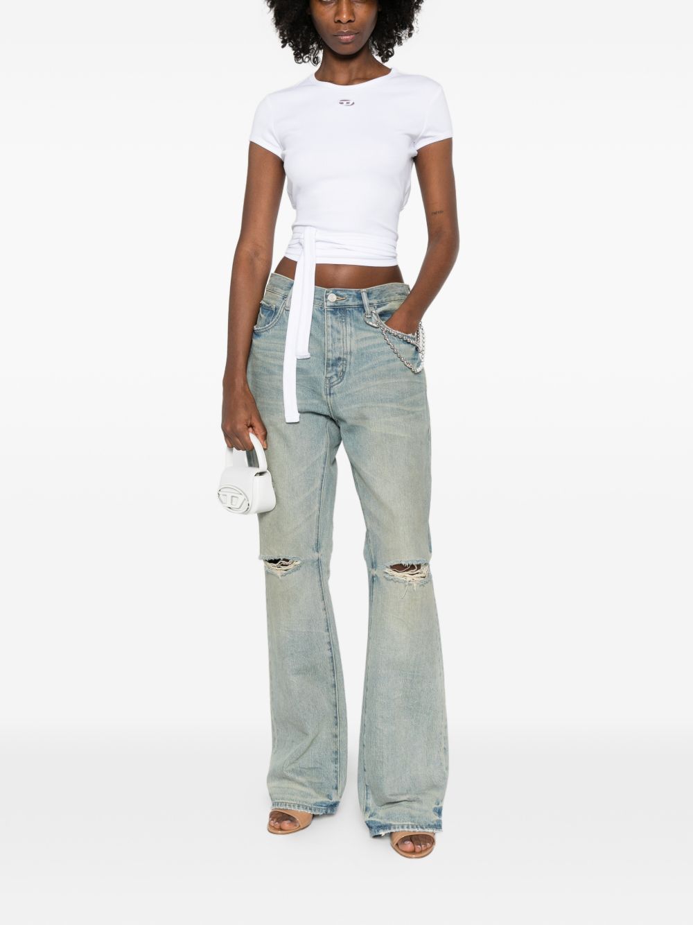 T-shirt T-Bunny-Tail in bianco Diesel - donna 