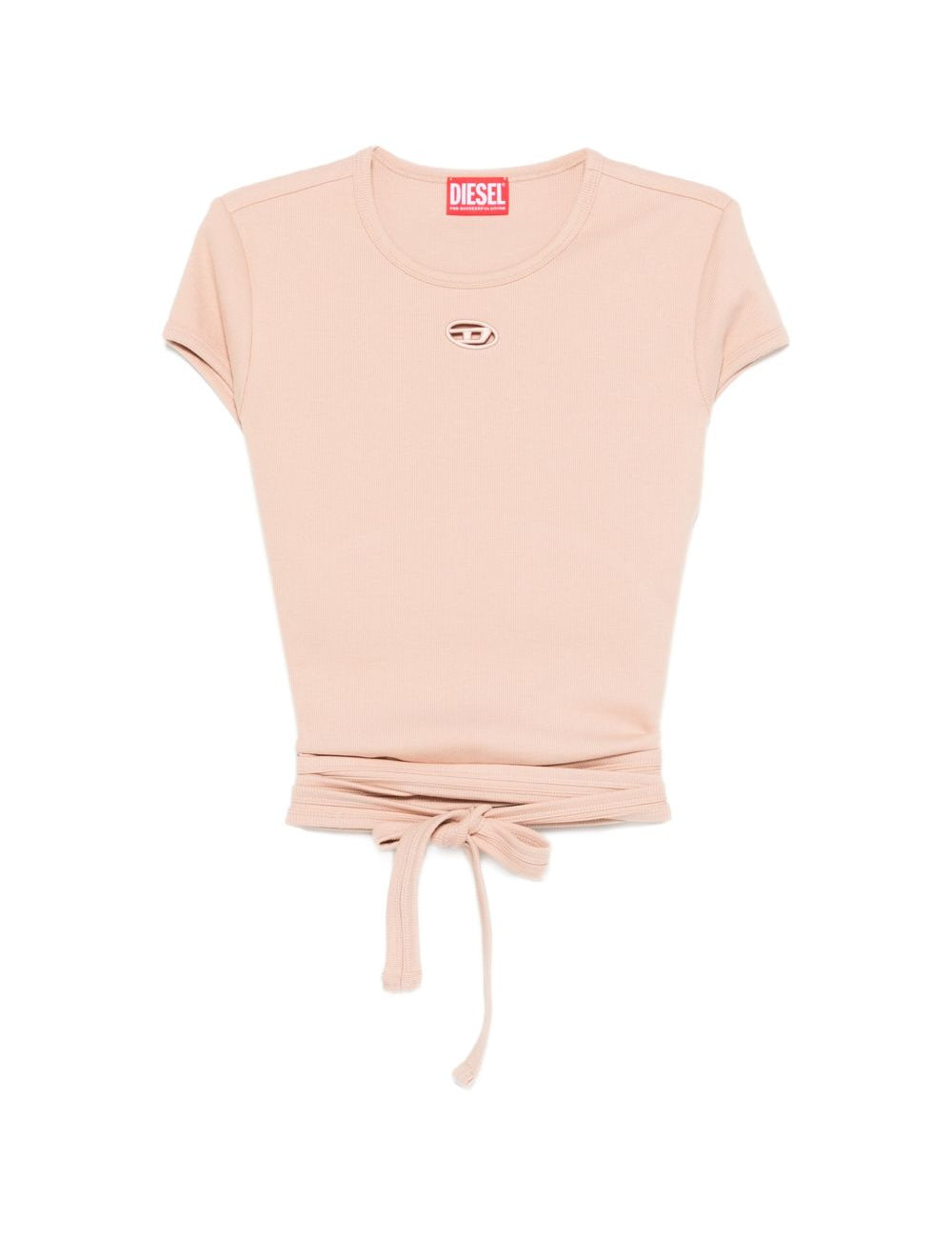 T-shirt T-Bunny-Tail-R1 a portafoglio in rosa Diesel - donna 