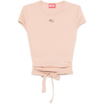 T-shirt T-Bunny-Tail-R1 a portafoglio in rosa Diesel - donna 