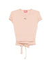T-shirt T-Bunny-Tail-R1 a portafoglio in rosa Diesel - donna