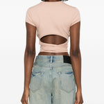 T-shirt T-Bunny-Tail-R1 a portafoglio in rosa Diesel - donna 
