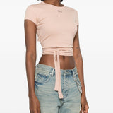 T-shirt T-Bunny-Tail-R1 a portafoglio in rosa Diesel - donna 