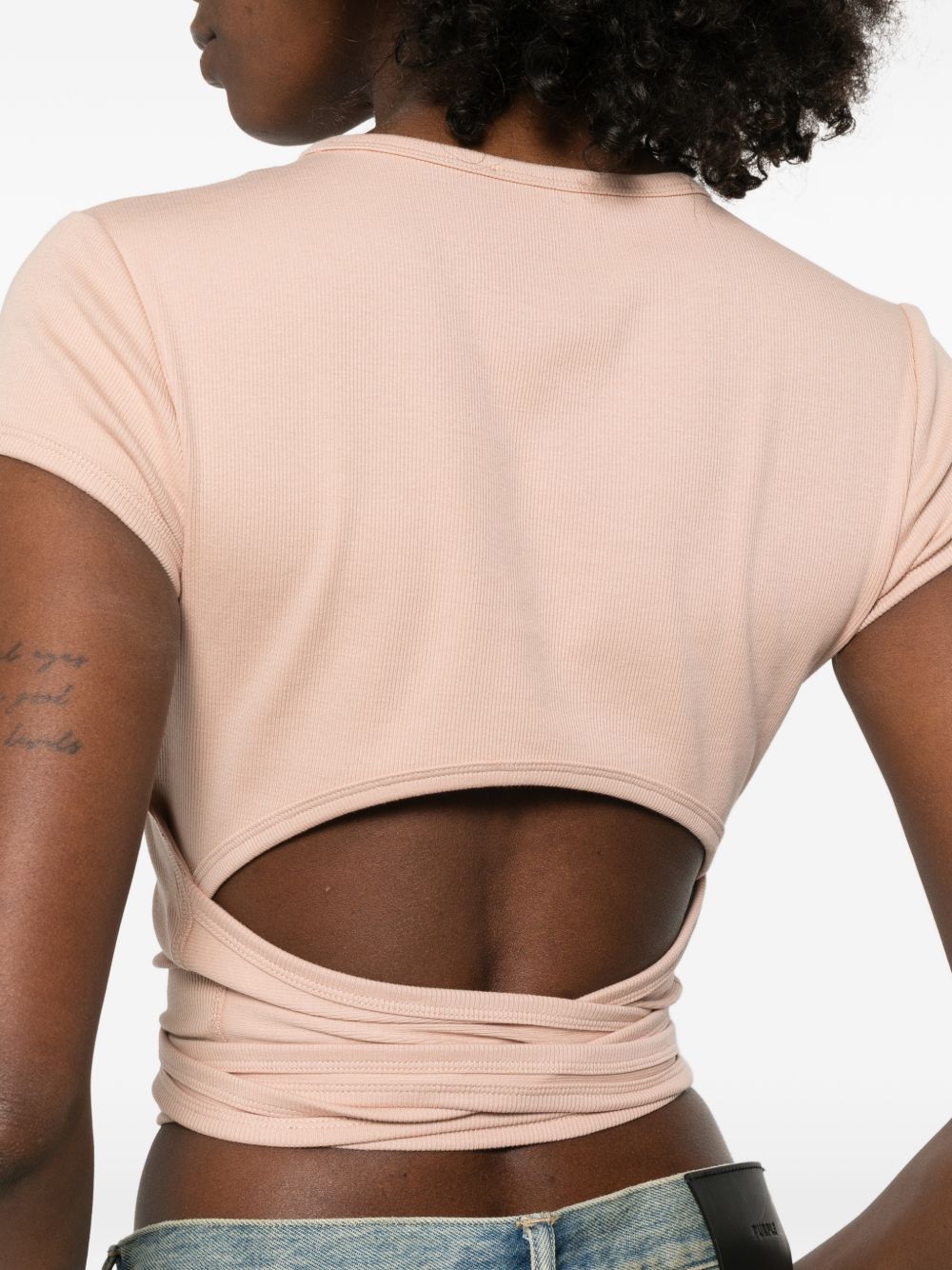 T-shirt T-Bunny-Tail-R1 a portafoglio in rosa Diesel - donna 