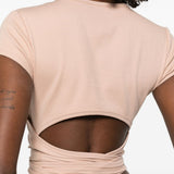 T-shirt T-Bunny-Tail-R1 a portafoglio in rosa Diesel - donna 