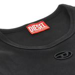 T-shirt con nodo in grigio scuro Diesel - donna 