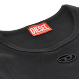 T-shirt con nodo in grigio scuro Diesel - donna 