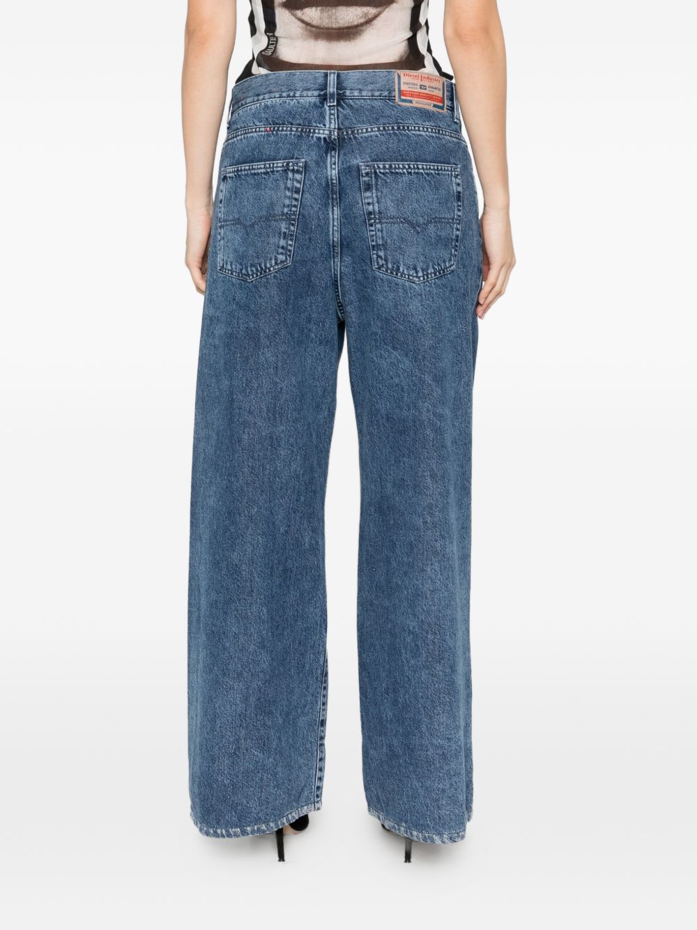 Jeans D-Sire-S4 a gamba ampia 1996 in blu Diesel - donna 