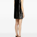 Mini abito con logo d-ares in rilievo in nero Diesel - donna 