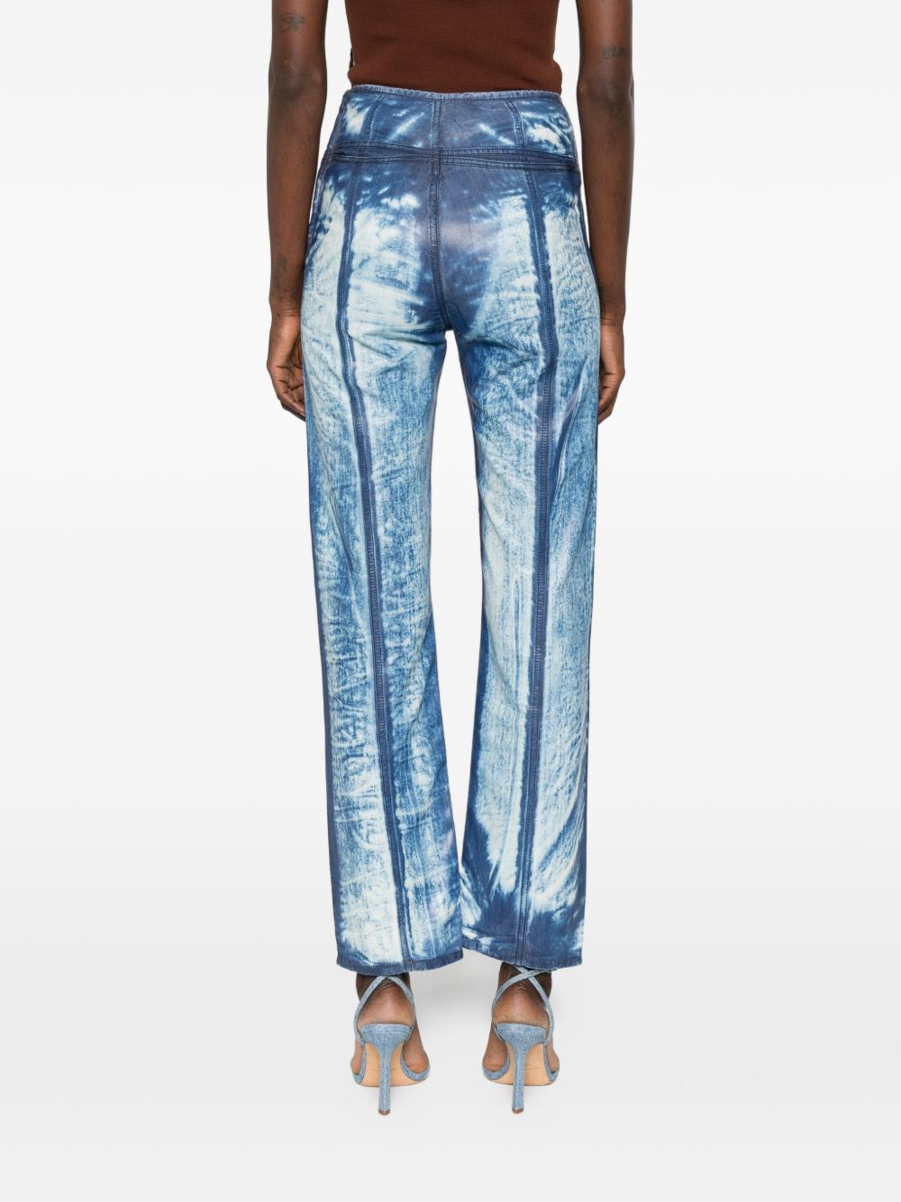 Jeans a pannelli in blu Diesel - donna 
