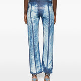 Jeans a pannelli in blu Diesel - donna 