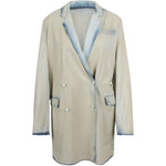 Blazer doppiopetto in lyocell in celeste Diesel - donna 
