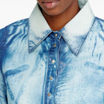 Camicia denim De-Lyria-Fsi in blu Diesel - donna 