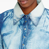 Camicia denim De-Lyria-Fsi in blu Diesel - donna 